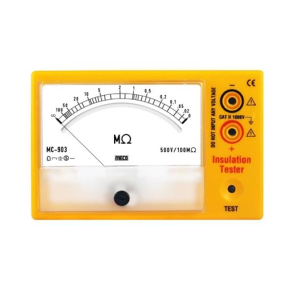 MECO ANALOG INSULATION TESTER 500V-100M OHMS MC-903