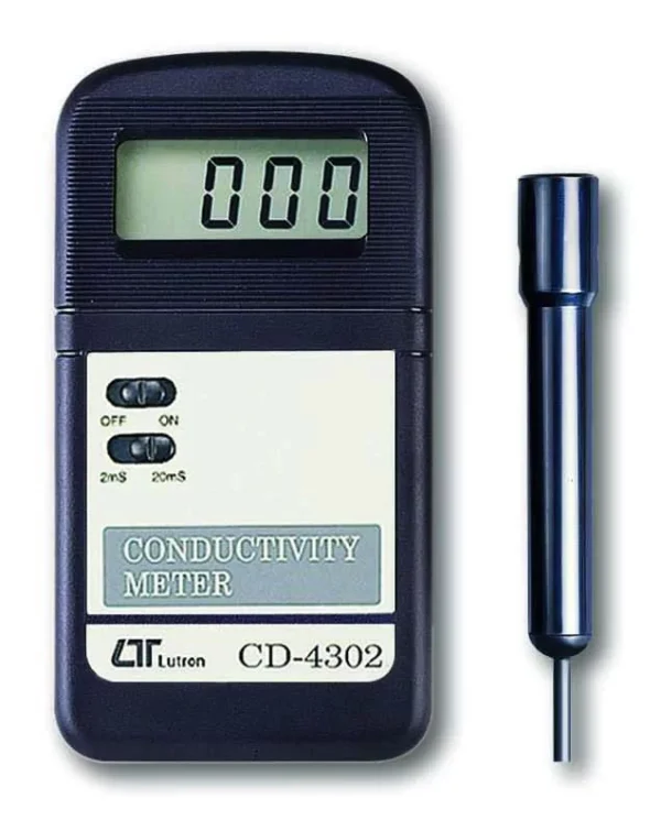 LUTRON CD-4302 - CONDUCTIVITY METER, TWO RANGES, ATC, POCKET SIZE