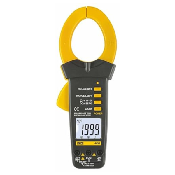 Meco Digital Clamp Meter 2000 V AC/DC TRMS Model 4455 for Solar Application