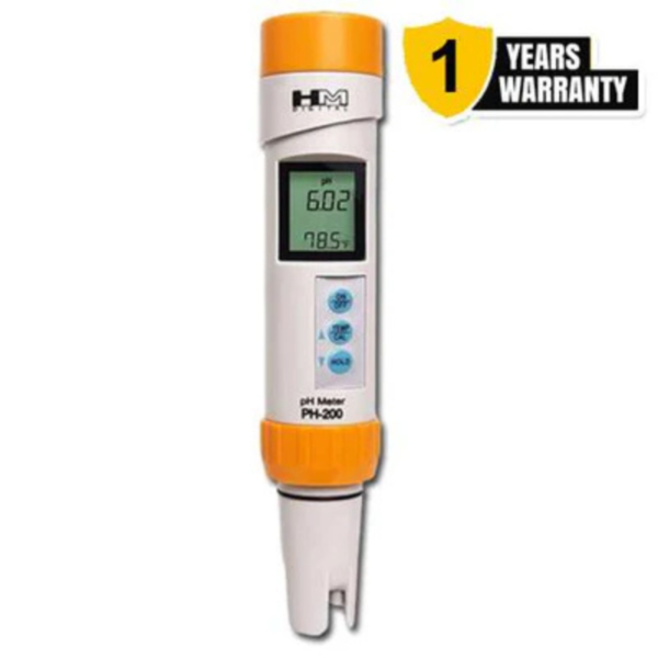 PH-200: Waterproof Professional Series pH/Temp Meter