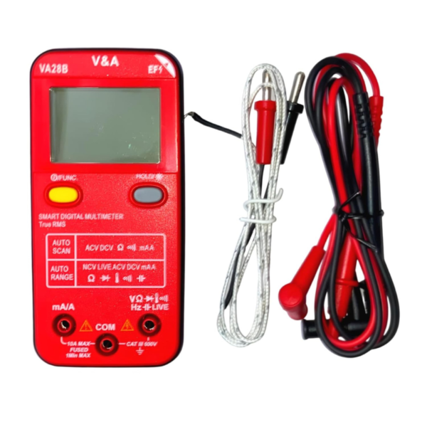 V&A Pocket Size With Auto Range, Auto Scan, AC VLT & DC VLT, True RMS Smart Digital Multimeter VA28B