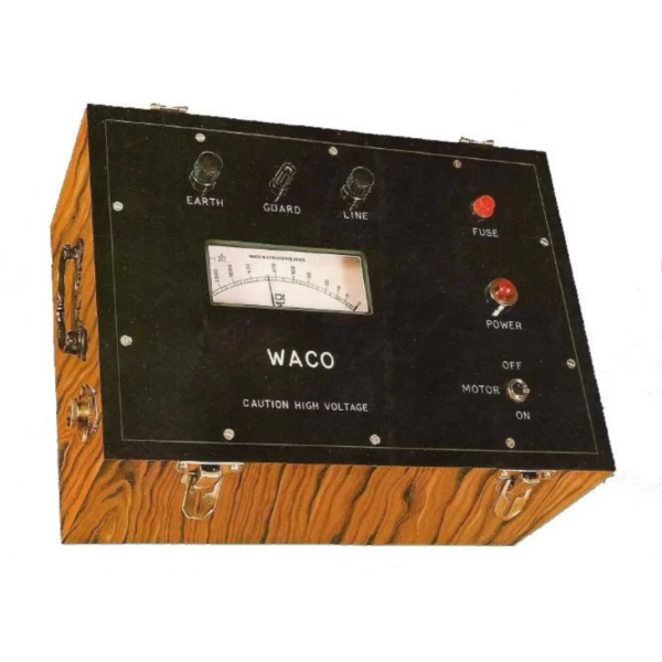 WACO 2500/5000 VOLT –  5000/10,000 MOHMS ANALOGUE, MOTOR DRIVEN INSULATION TESTER