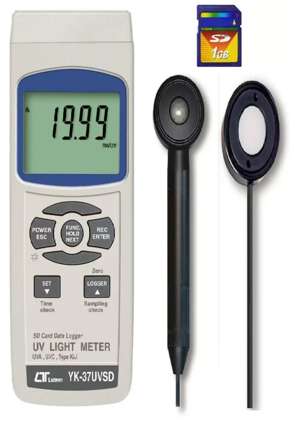 LUTRON YK-37UVSD - SD CARD DATA RECORDER, UVA, UVC LIGHT