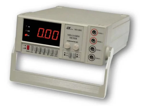 Lutron  MILLIOHM METER - MO-2002 7 RANGES, 4 TERMINAL INPUT, BENCH TYPE